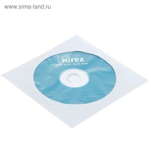 Диск CD-RW Mirex, 4-12x, 700 Мб, конверт, 1 шт