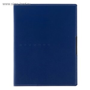 Дневник универсальный для 1-11 классов, 48 листов METROPOL, интегральная обложка, искусственная кожа, тонированный блок 70 г/м2, синий