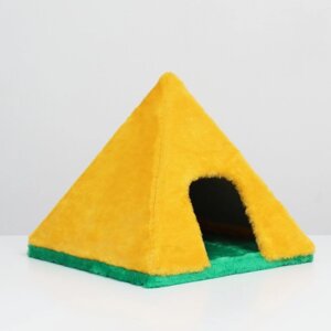 Домик для кошек "Пирамидка", 40 х 40 х 38 см