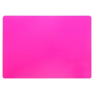 Доска для лепки Neon прямоугольная A4 пластик 1мм цв. розовый (10/250)