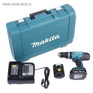 Дрель-шуруповерт Makita DDF453SYE аккум. патрон: быстрозажимной (кейс в комплекте)