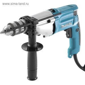 Дрель ударная Makita НР 2050, 720Вт, ЗВП-13мм,0-1200/2900об/м,2.3кг, чем, мет. редуктор