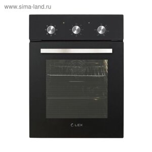 Духовой шкаф Lex EDM 4570 BL, электрический, 50 л, класс А, черный