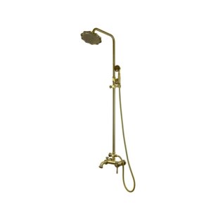 Душевая система Bronze de Luxe WINDSOR 10124F, тропический душ, лейка, излив 180 мм, латунь 100383