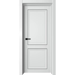 Дверное полотно Next, 600 2000 мм, глухое, цвет белый бархат