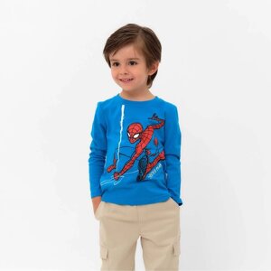 Джемпер детский MARVEL "Человек-паук", рост 110-116 (32), синий