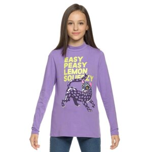 Джемпер для девочек, рост 116 см, цвет фиолетовый