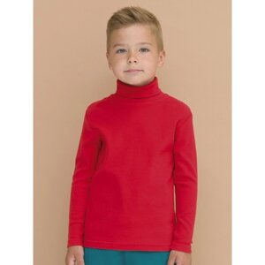 Джемпер для мальчиков, рост 110 см, цвет красный