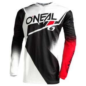 Джерси O'NEAL Element Racewear V. 22, мужская, размер S, чёрная, белая