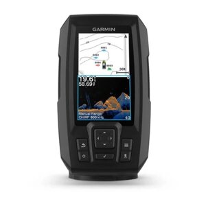 Эхолот GARMIN Striker Vivid 4cv (010-02550-01) с транцевым трансдьюсером GT20, GPS, черный