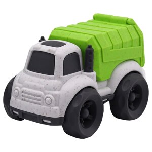 Эко-машинка Funky Toys «Городская техника. Самосвал», цвет бело-зелёный, 18 см