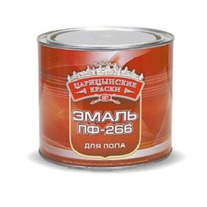 Эмаль ПФ 266 Царицынские краски красно-коричневая 1,9кг