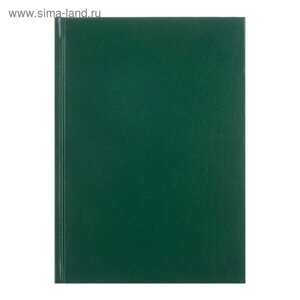Ежедневник недатированный А5+136 листов Ideal new, бумвинил, блок 70 г/м2, зелёный