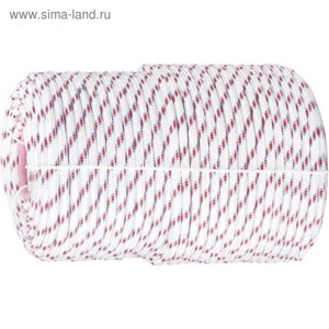Фал "Сибртех" плетёный полипропиленовый с серд., 6 мм, L100 м, 16-прядный
