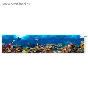 Фартук кухонный МДФ PANDA Подводный мир, 0207