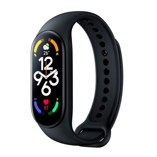 Фитнес-браслет Xiaomi Mi Smart Band 7, 1.62", Amoled, BT5.2, 250 мАч, чёрный