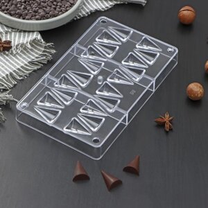 Форма для шоколада и конфет «Малый конус», 20 ячеек, 20122,5 см, ячейка 231 см