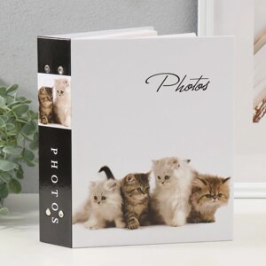 Фотоальбом на 200 фото 10х15 см "Кошки-2 (4 кошки)