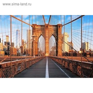 Фотообои "Бруклинский мост" M 783 (3 полотна), 300х200 см