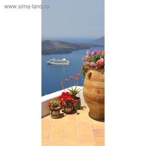 Фотообои "Курорт в Греции" С-039 (1 полотно), 95x220 см