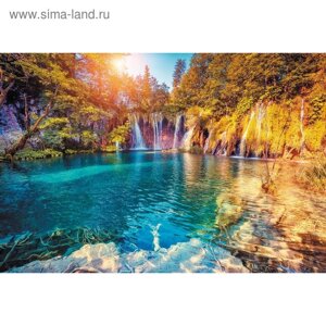 Фотообои "Лазурный водопад" M 408 (4 полотна), 400х270 см