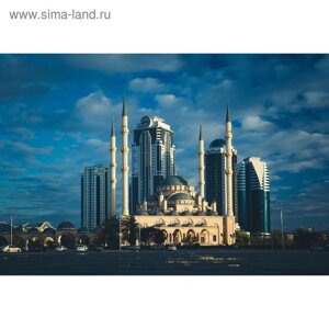 Фотообои "Мечеть имени Ахмат-Хаджи Кадырова "Сердце Чечни M 4507(4 полотна), 400х270 см