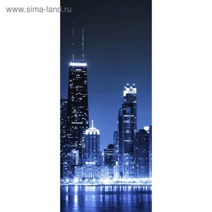 Фотообои "Небоскребы большого города" С-015 (1 полотно), 95x220 см