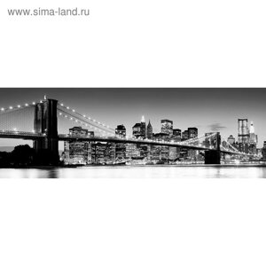 Фотообои "Огни бруклинского моста" 3-А-321 (1 полотно), 440x150 см