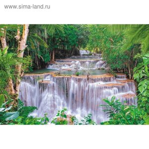 Фотообои "Спокойный водопад" M 631 (2 полотна), 200х135 см
