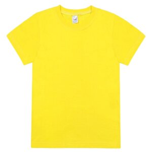 Футболка детская, цвет жёлтый, рост 152 см
