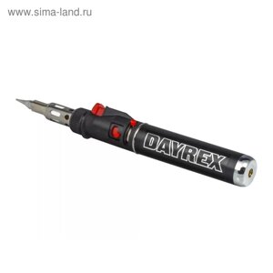 Газовый паяльник DAYREX-23, 1300-2000 °С, время горения 20-35 мин, баллон 50 мл, бутан