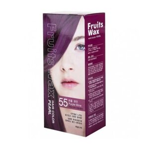 Гель-краска для волос Welcos Fruits Wax Pearl Hair Color, на фруктовой основе,55, 60 мл