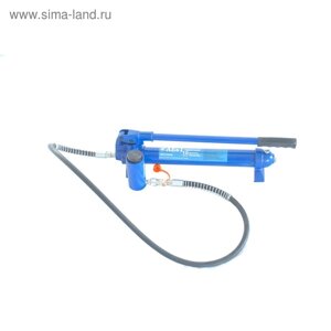 Гидравлический насос AE&T T03010P, ручной, 10 т, 630 бар, 1/4", 0.6 л, шланг 1200 мм