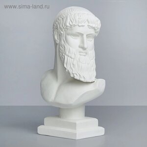 Гипсовая фигура известные люди: Бюст Зевса - Посейдона, 17 х 9 х 29 см