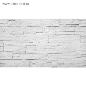 Гипсовая плитка «Мюнхен», 1,4 кв. м, цвет белый, 62 плитки