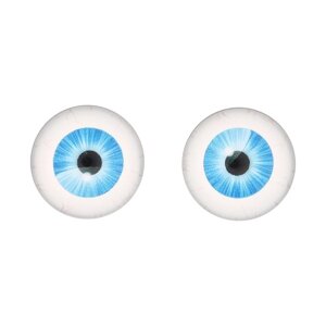 Глазки для игрушек 16мм, 10шт/упак (2-5 голубой)