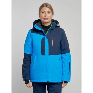Горнолыжная куртка женская зимняя, размер 42, цвет синий