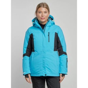 Горнолыжная куртка женская зимняя, размер 50, цвет голубой
