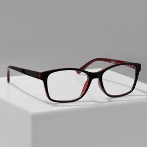 Готовые очки GA0315 (Цвет: C1 черный, красный; диоптрия:3; тонировка: Нет)