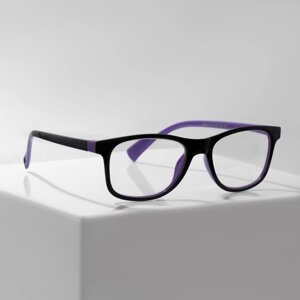 Готовые очки GA0519 (Цвет: C2 фиолетовый, чёрный; диоптрия:1; тонировка: Нет)