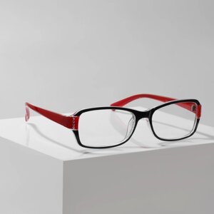 Готовые очки Восток 1320, цвет красно-чёрный,1,75