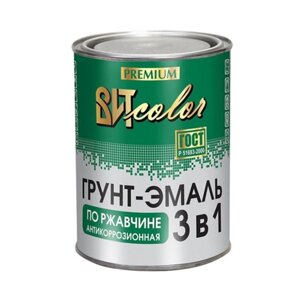 Грунт-эмаль ВИТcolor 3 в 1 по ржавчине синяя 0,8кг