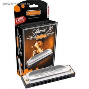 Губная гармошка HOHNER Special 20 560/20 Db (M560026X) - Richter Classic, корпус пластик