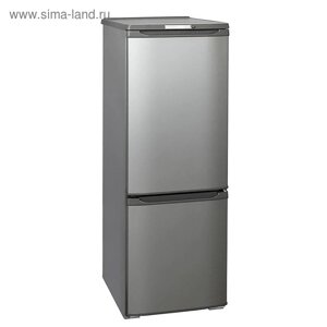 Холодильник "Бирюса" M 118, двухкамерный, класс А, 180 л, серебристый