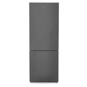 Холодильник "Бирюса" W6034, двухкамерный, класс А, 295 л, серый