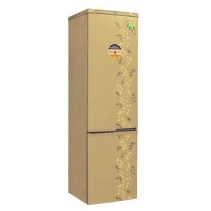 Холодильник DON R-291 ZF, двухкамерный, класс А+326 л, золотой цветок