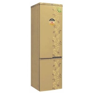 Холодильник DON R-295 ZF, двухкамерный, класс А+346 л, золотой цветок