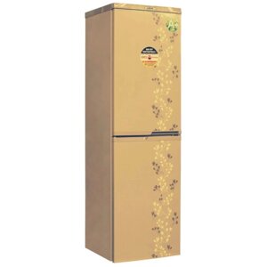 Холодильник DON R-296 ZF, двухкамерный, класс А+349 л, золотой цветок