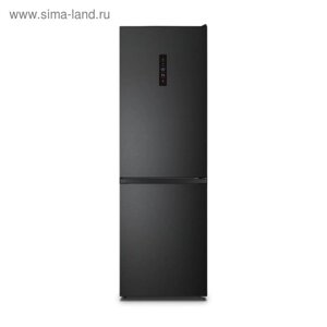 Холодильник Lex RFS 203 NF BL, двухкамерный, класс А+300 л, No Frost, чёрный