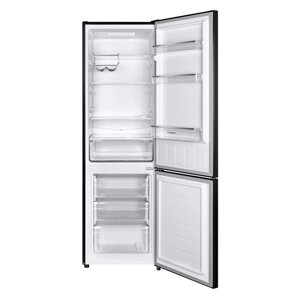 Холодильник MAUNFELD MFF176SFSB, двухкамерный, класс А+263 л, чёрный